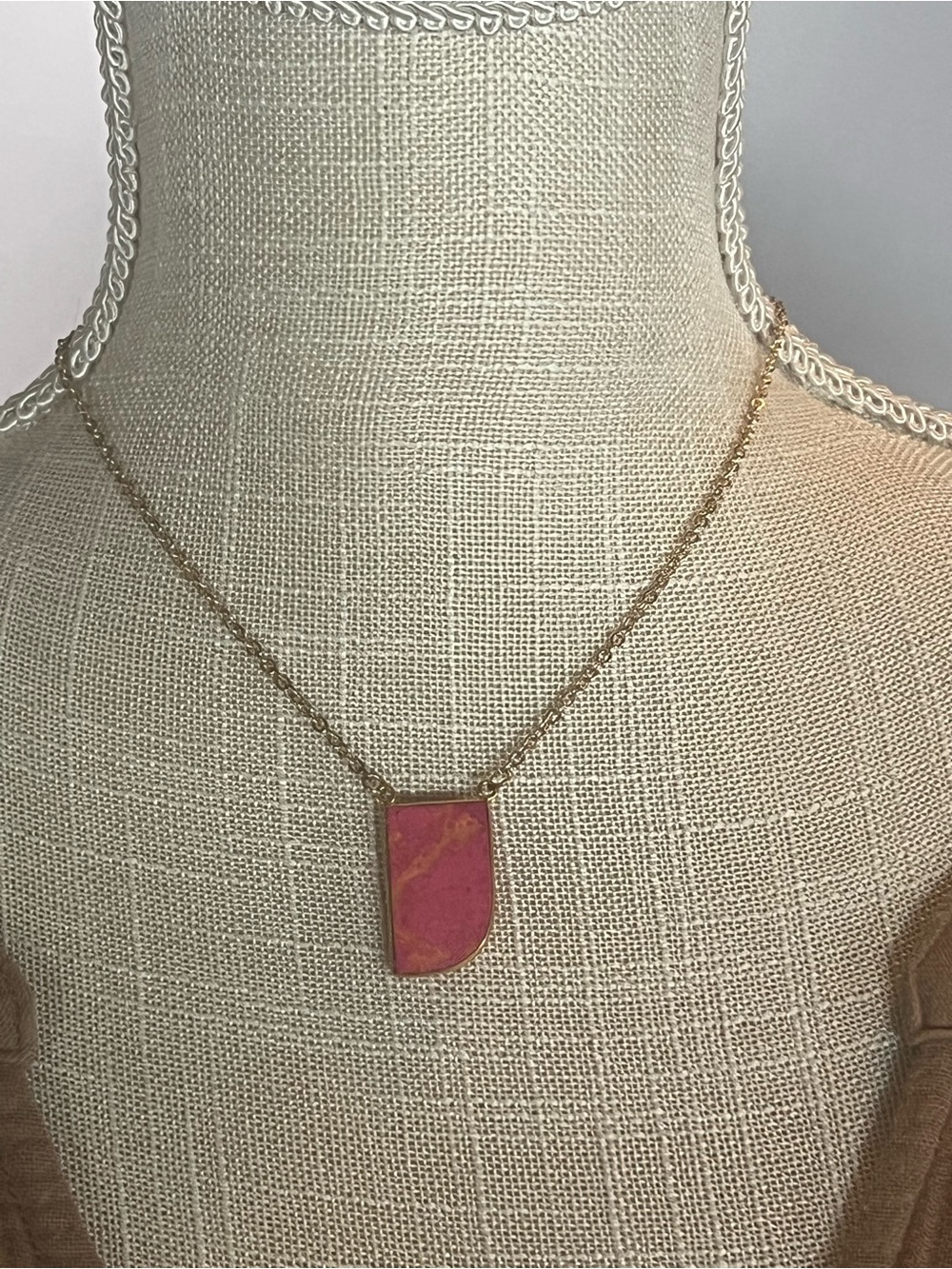 Pink Turquoise Pendant